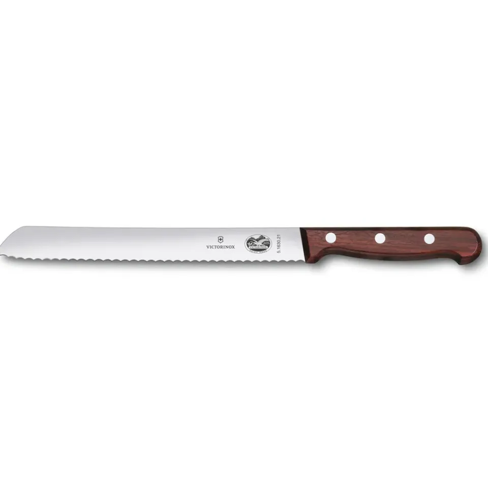 Sale Victorinox Wood bread knife 21 cm, Stainless steel-maple Silver-coloured
