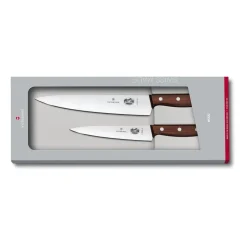 Discount Victorinox Wood knife set chefs knives, Stainless steel-maple Silver-coloured
