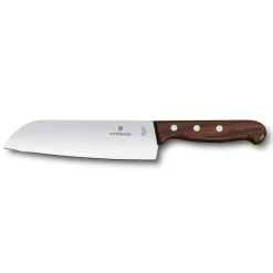 Discount Victorinox Wood santokuknife 17 cm, Stainless steel-maple Silver-coloured