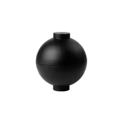 Decorative Bowls^Kristina Dam Studio Wooden Sphere bowl XL Ø16x18 cm, Black