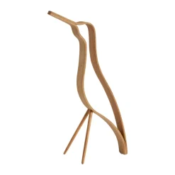 Best Cooee Design Woody bird high 25 cm, Oak Brown