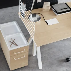 Desks^Works desk table top, Oak, 140 cm Beige