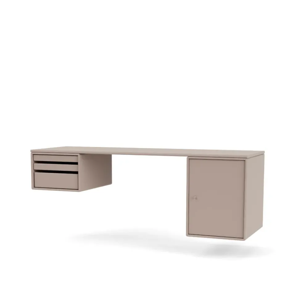 Desks^Montana Workshop desk, Mushroom 137 Brown