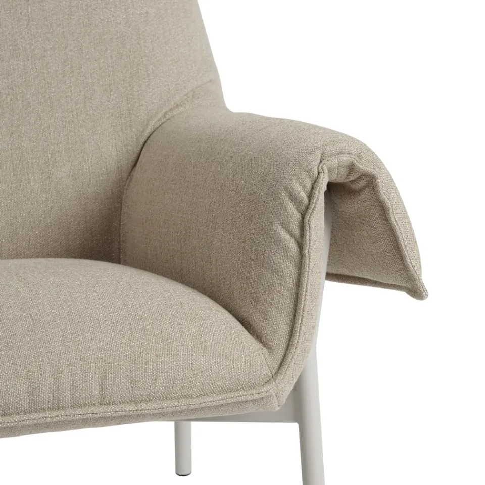 Armchairs & Footstools^Muuto Wrap Lounge Chair, Ecriture 240-grey BeigeGrey