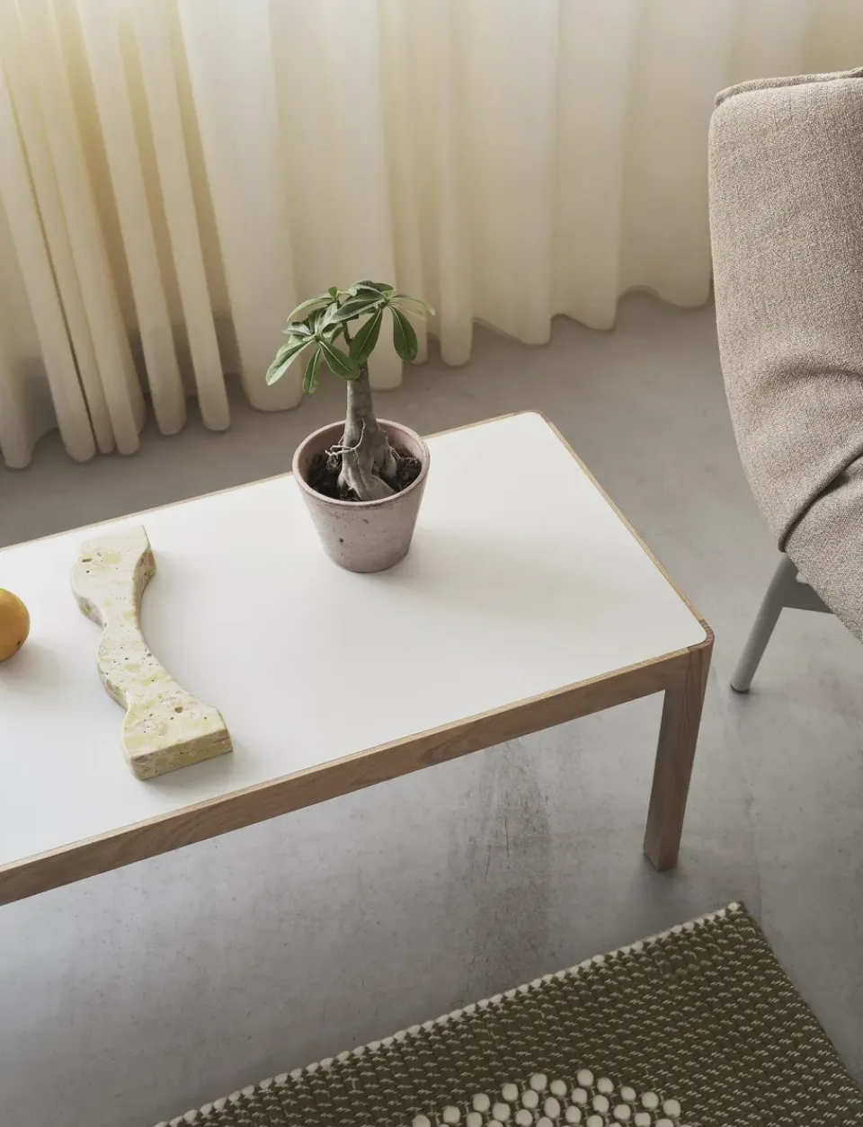 Armchairs & Footstools^Muuto Wrap Lounge Chair, Ecriture 240-grey BeigeGrey