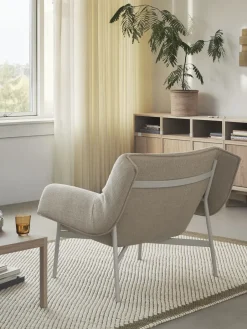 Armchairs & Footstools^Muuto Wrap Lounge Chair, Ecriture 240-grey BeigeGrey