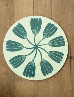 Trivets^Fine Little Day Wreath coaster Ø21 cm, Green