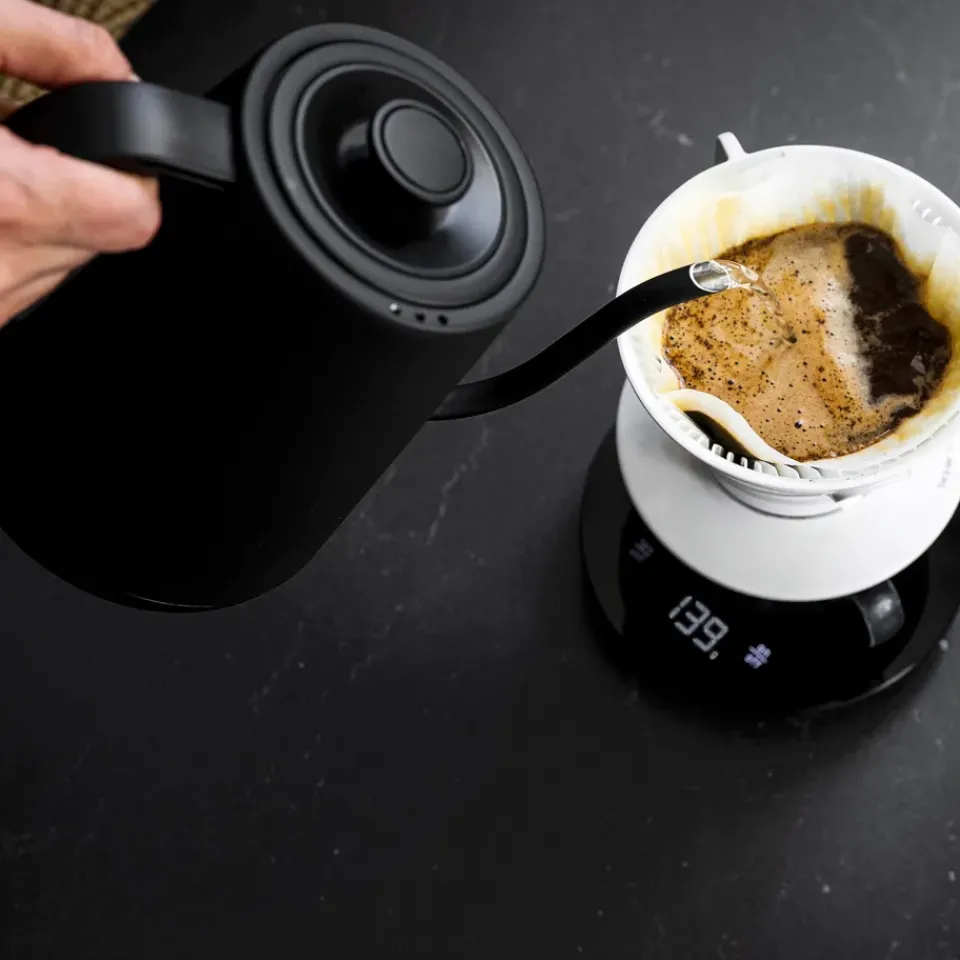 Electric Kettles^Wilfa WSPOK-1000B pour over kettle, Matte Black