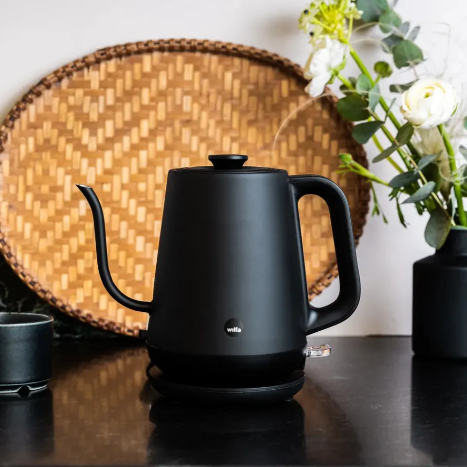 Electric Kettles^Wilfa WSPOK-1000B pour over kettle, Matte Black