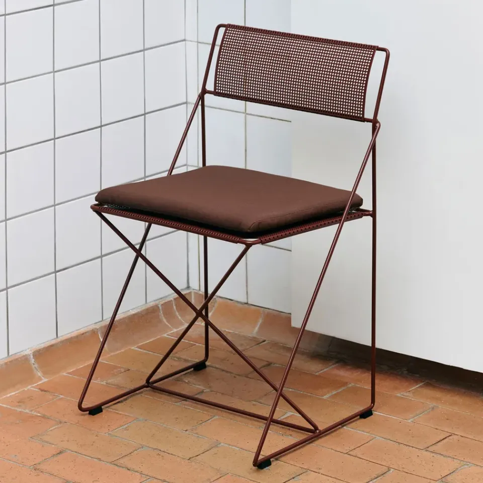 Seating|Balcony Furniture^HAY X-Line Indoor Outdoor chair, Iron Red