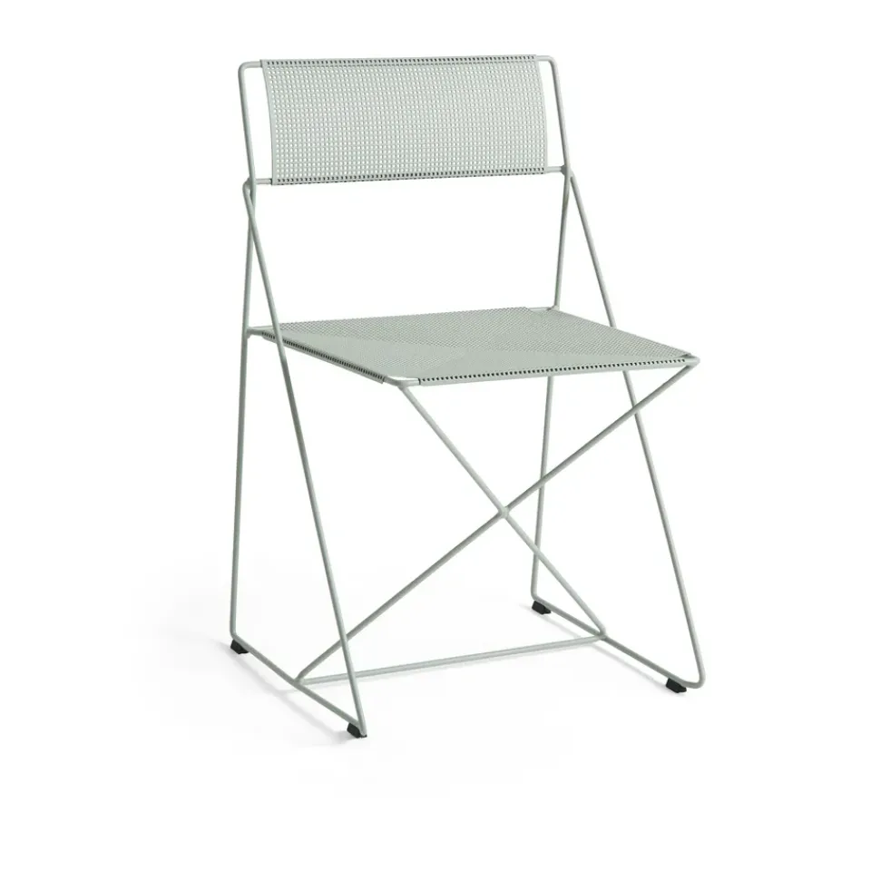 Clearance HAY X-Line Indoor Outdoor chair, Pale linden Grey