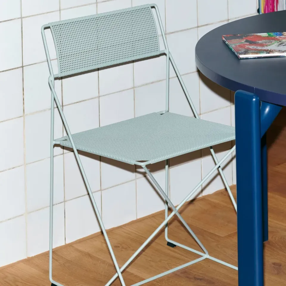 Clearance HAY X-Line Indoor Outdoor chair, Pale linden Grey