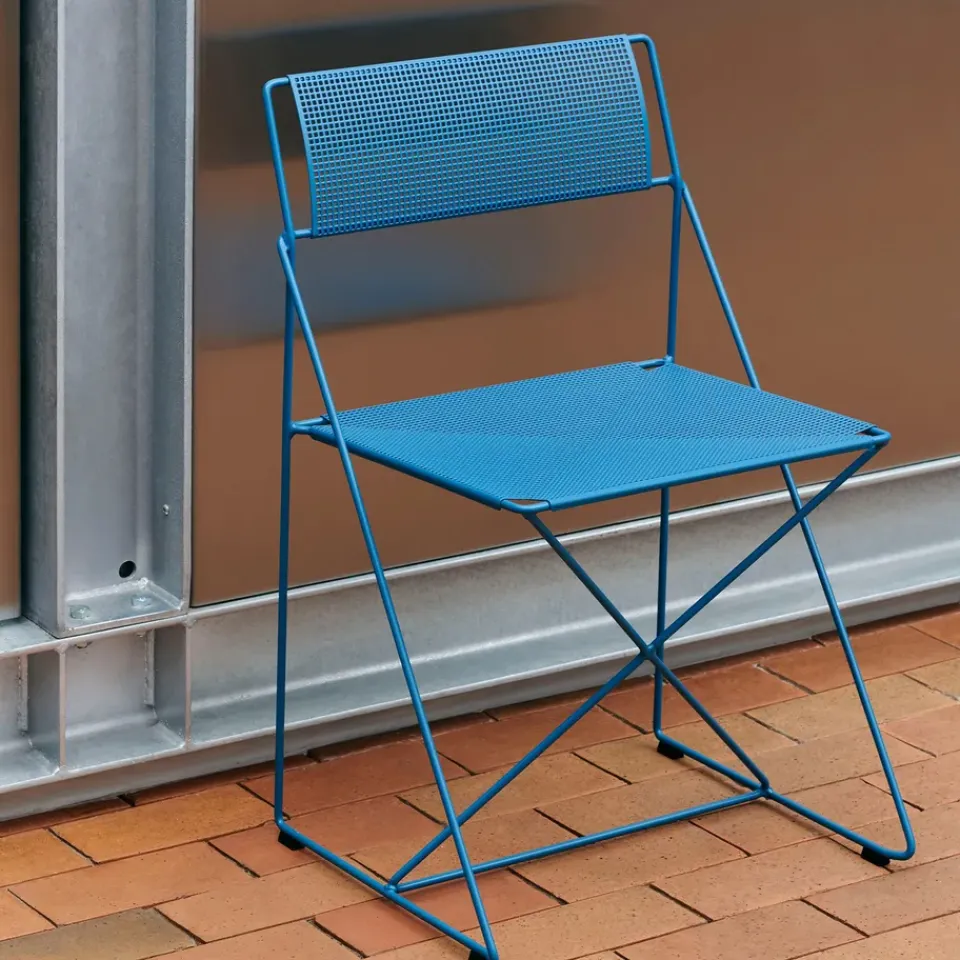 Discount HAY X-Line Indoor Outdoor chair, Powder Blue