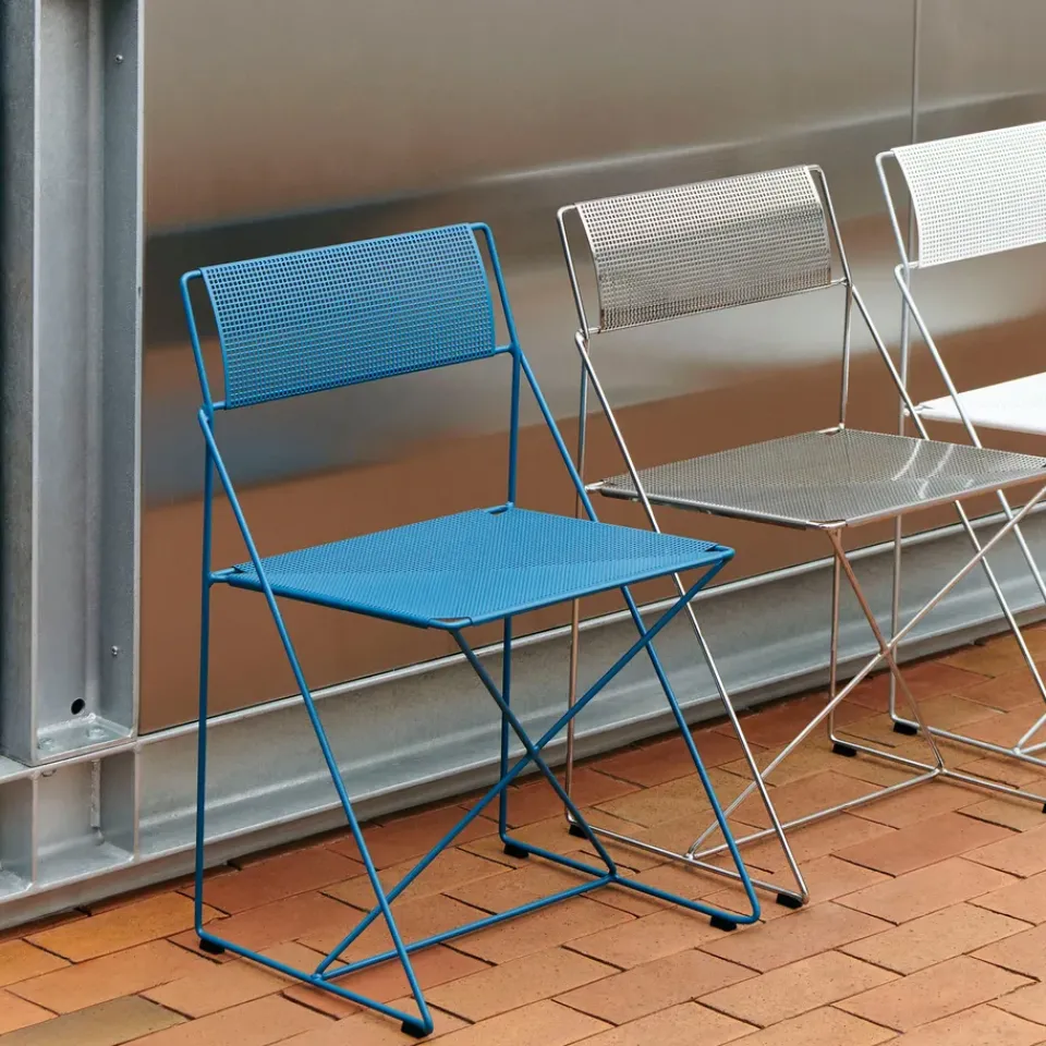 Discount HAY X-Line Indoor Outdoor chair, Powder Blue