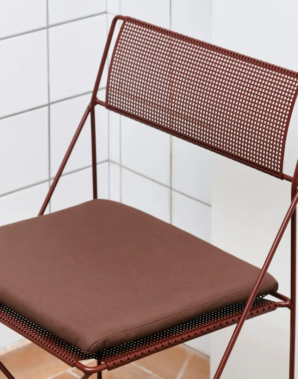 Seat Cushions & Pads^HAY X-Line Outdoor seat cushion for chair, Iron Red