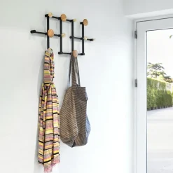 Clothes Racks, Coat Stands & Hangers|Clothes Racks, Coat Stands & Hangers^LoCa X•TEND hanger, oak Black