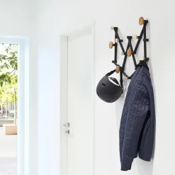 Clothes Racks, Coat Stands & Hangers|Clothes Racks, Coat Stands & Hangers^LoCa X•TEND hanger, oak Black