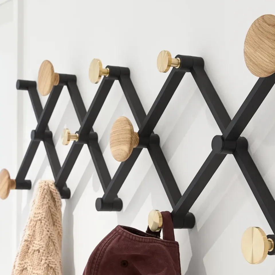 Clothes Racks, Coat Stands & Hangers|Clothes Racks, Coat Stands & Hangers^LoCa X•TEND hanger, oak Black