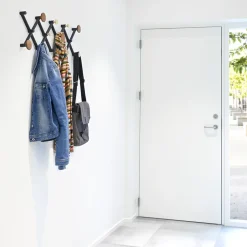 Clothes Racks, Coat Stands & Hangers|Clothes Racks, Coat Stands & Hangers^LoCa X•TEND hanger, wallnut Black