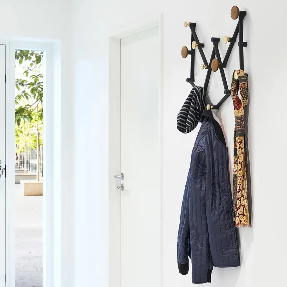 Clothes Racks, Coat Stands & Hangers|Clothes Racks, Coat Stands & Hangers^LoCa X•TEND hanger, wallnut Black