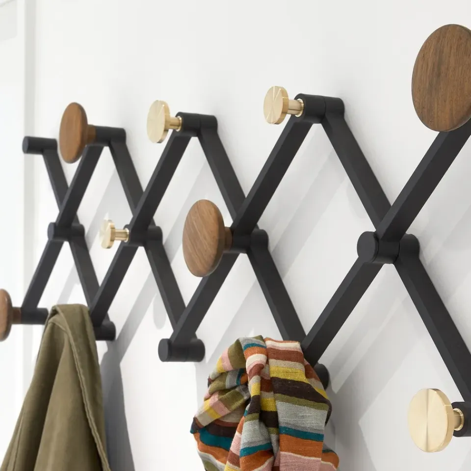Clothes Racks, Coat Stands & Hangers|Clothes Racks, Coat Stands & Hangers^LoCa X•TEND hanger, wallnut Black