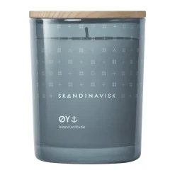 Discount Skandinavisk Øy scented candle with lid, 200 g Blue