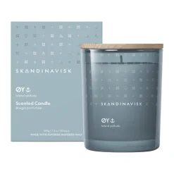Discount Skandinavisk Øy scented candle with lid, 200 g Blue