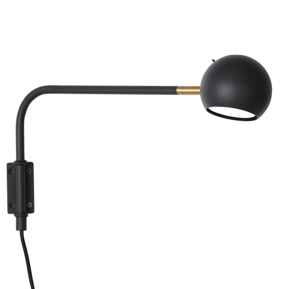 Hot CO Bankeryd Yes! wall lamp, Black
