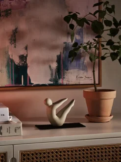 Sculptures & Porcelain Figurines^Design House Stockholm Yoga Decoration No. 2, Light Grey