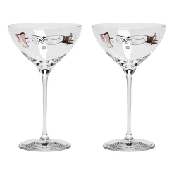 Champagne Glasses^Kosta Boda You and me together champagne coupe 32 cl 2-pack, Clear / Multi Transparent