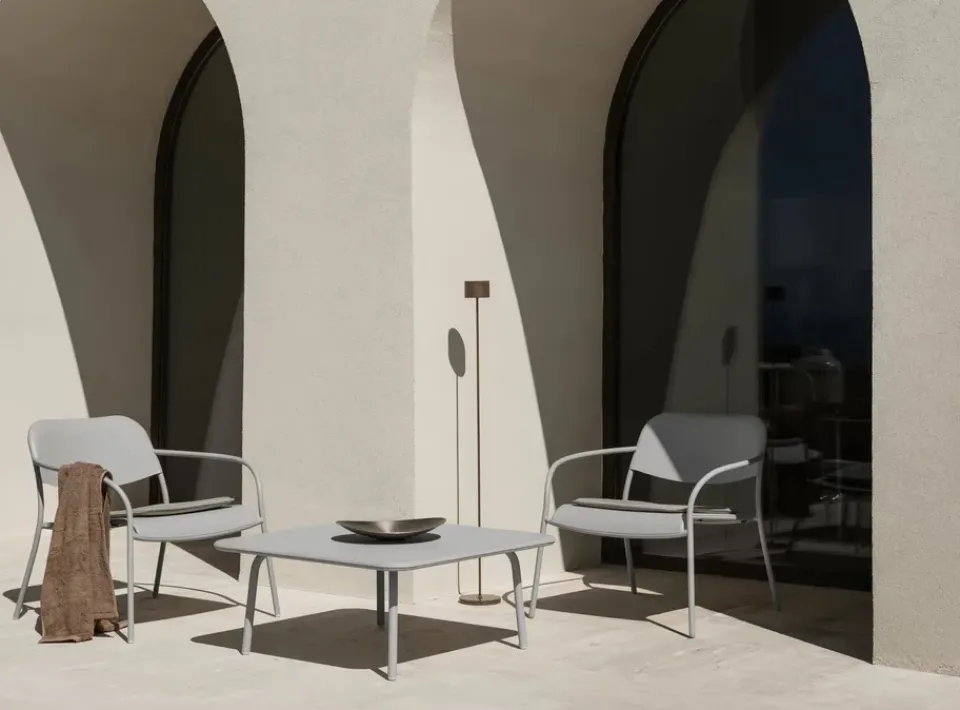 Balcony Furniture|Table For Outdoor Use^Blomus YUA lounge table 80x80 cm, Silk Grey
