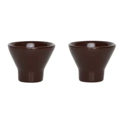 Online OYOY Yuka egg cup 2-pack, Dark terracotta Black