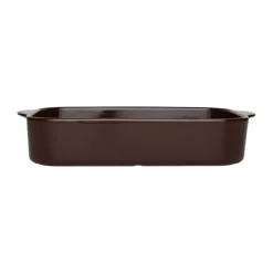 Hot OYOY Yuka ovenproof dish 22x40 cm, Dark terracotta Black