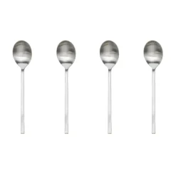 Online OYOY Yuka teaspoon 4-pack, Brushed Steel Silver-coloured