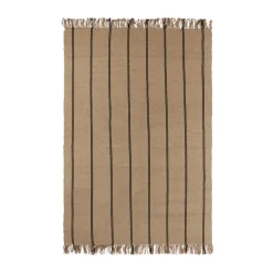 Best Broste Copenhagen Yuki rug, -natural, 140x200 cm Black