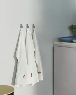 Best Normann Copenhagen Yummy kitchen towel 50x70 cm, Lobster WhiteRed