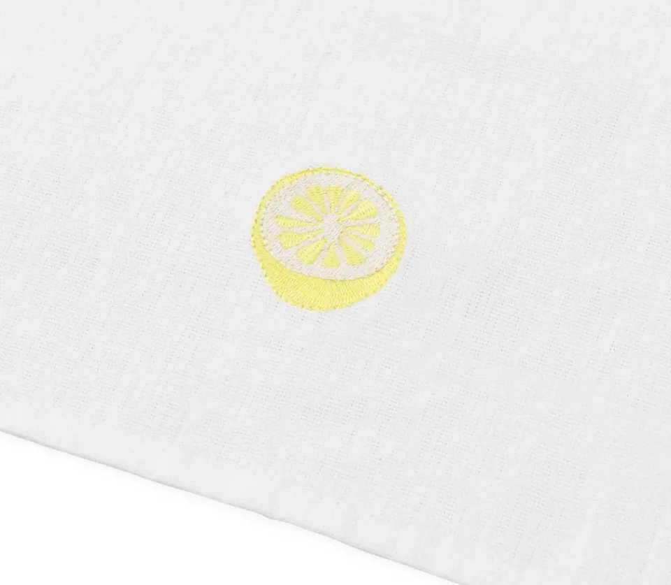 Kitchen Tea Towels^Normann Copenhagen Yummy kitchen towel 50x70 cm, Lemon WhiteYellow