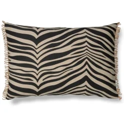 Classic Collection Zebra cushion 40x60 cm, Black