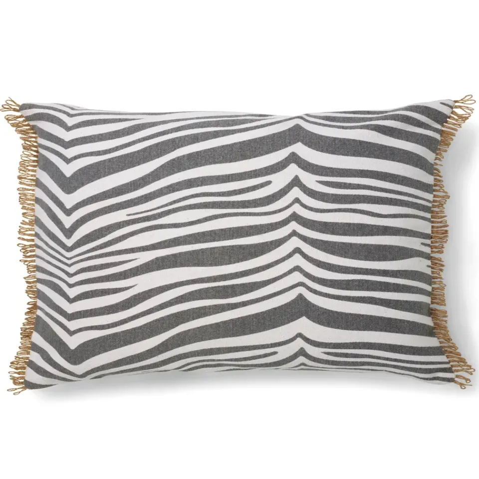 New Classic Collection Zebra cushion 40x60 cm, titanium Grey