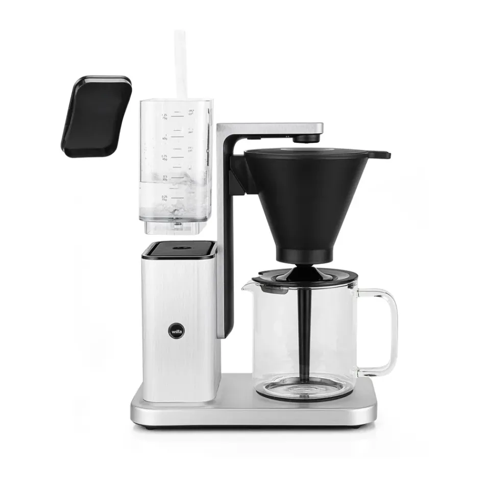 Clearance Wilfa Zense CM10ABA-A125 alux auto coffee maker, Silver Silver-coloured