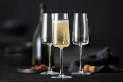 Online Lyngby Glas Zero champagne glass 30 cl 4-pack, Crystal Transparent