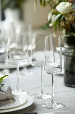 Online Lyngby Glas Zero champagne glass 30 cl 4-pack, Crystal Transparent