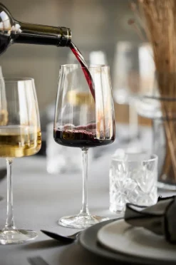 Hot Lyngby Glas Zero white wine glass 43 cl 4-pack, Crystal Transparent