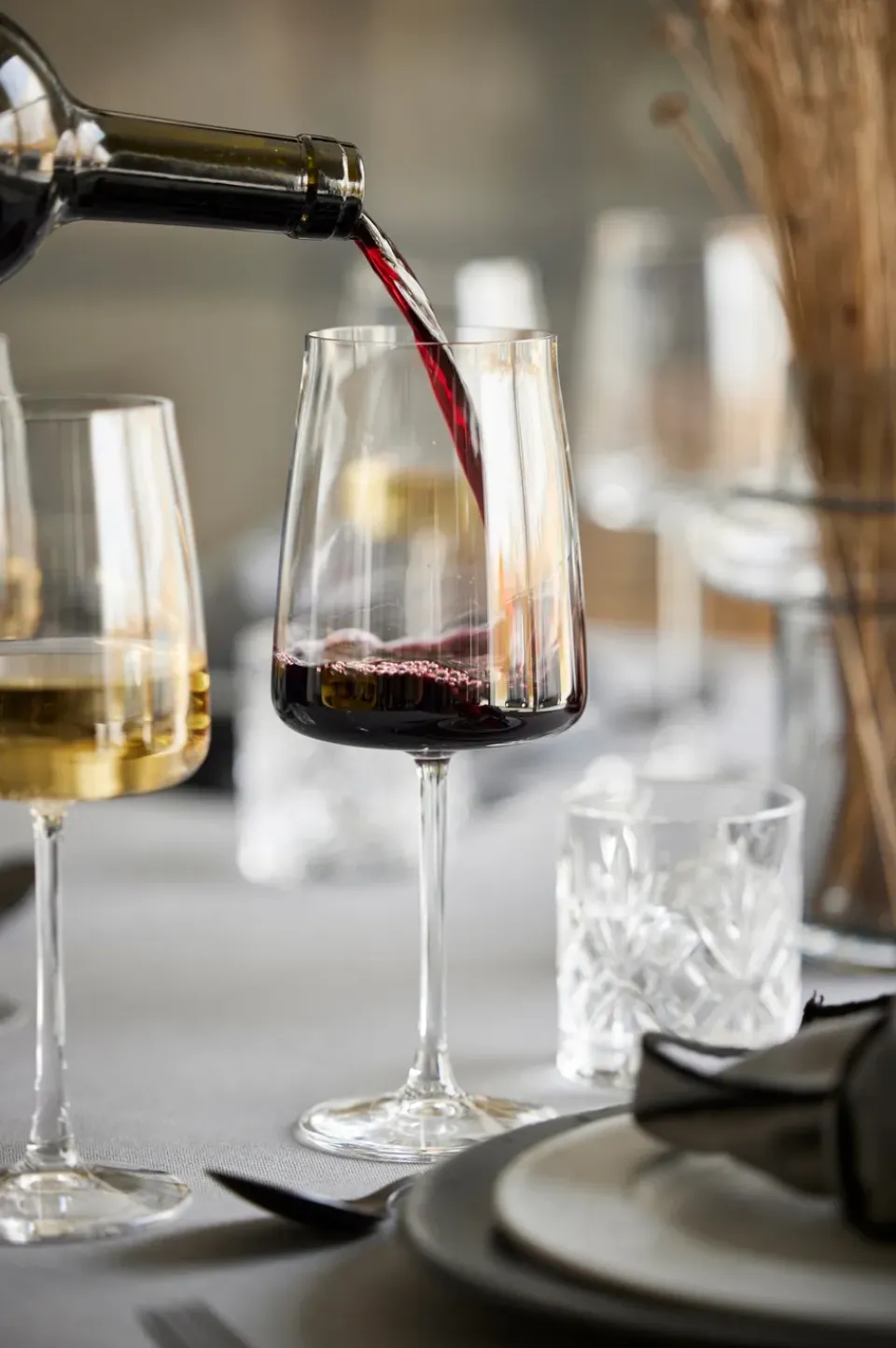 Hot Lyngby Glas Zero white wine glass 43 cl 4-pack, Crystal Transparent