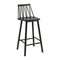 Bar Stools^Hans K ZigZag bar stool 63 cm, stained Black