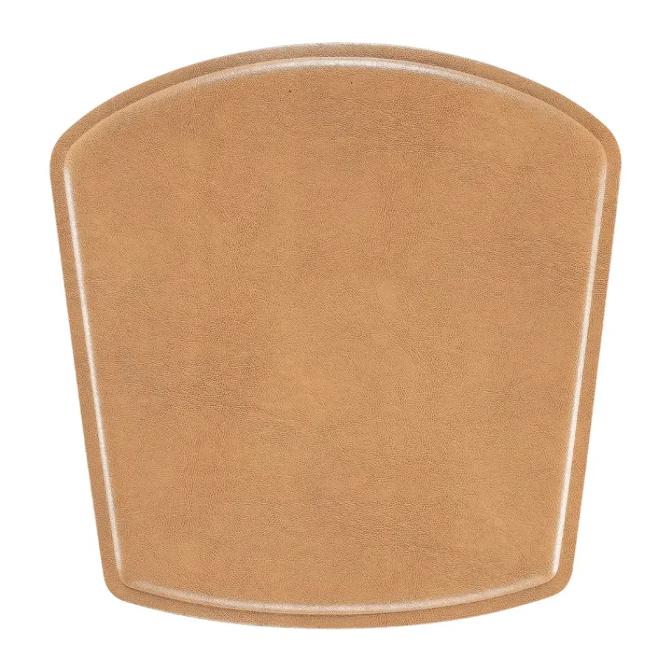 Seat Cushions & Pads^Hans K ZigZag pad bar/junior chair, Bonded leather camel Brown