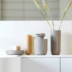 Toothbrush Holders^Zone Denmark Zone Suii toothbrush mug 14 cm, taupe Beige