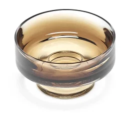 Hot Serax Zuma low footed bowl M Ø13.6 cm, Amber Brown