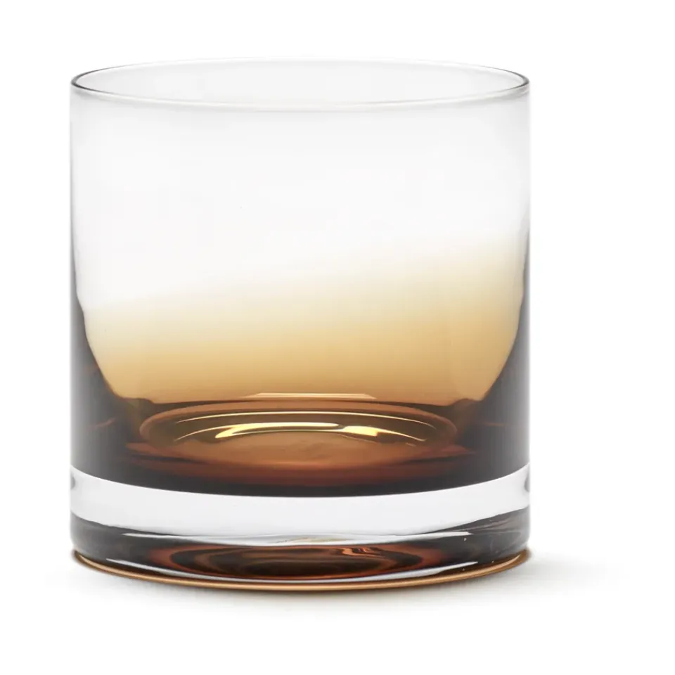 Whiskey & Cognac Glasses^Serax Zuma whisky glass 20 cl 4-pack, Amber Brown