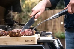 Fish Slices & Spatulas^Zwilling BBQ+ carving fork 41 cm, Black-stainless steel Silver-coloured